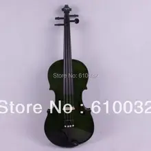 4/4 4 строка электроакустической Скрипки твердой древесины Хороший звук зеленый цвет