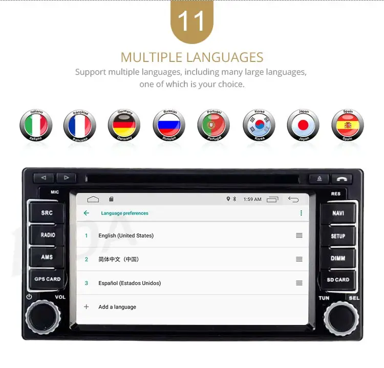 Clearance LJDA 2 Din Android 9.1 Car DVD Player For Subaru Forester Impreza 2008-2011 Wifi GPS Navi Radio 2G RAM Stereo Audio Multimedia 13
