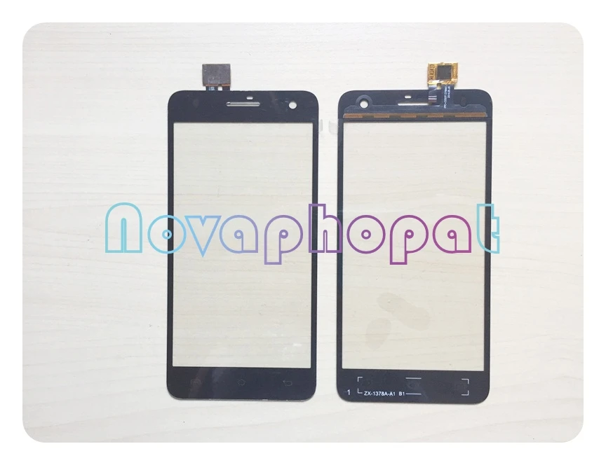 Novaphopat Черный сенсорный экран для FLY IQ4512 EVO Chic 4 Quad дигитайзер Сенсорная панель