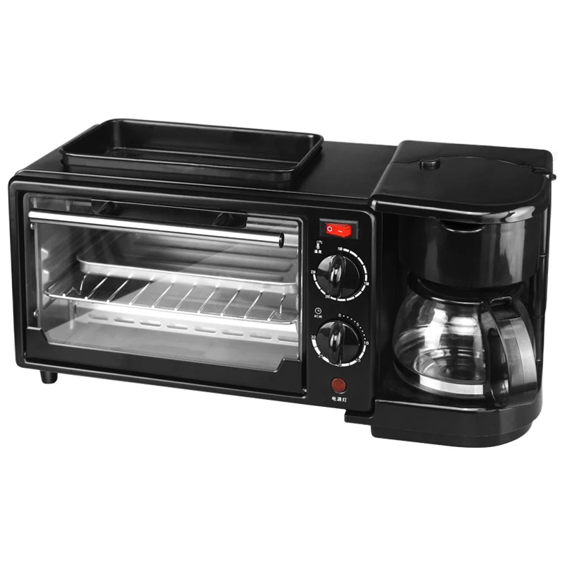 

Multi-function Household Electric Toaster Home Toast Breakfast Machine Automatic Toaster Frying Coffee Pot One