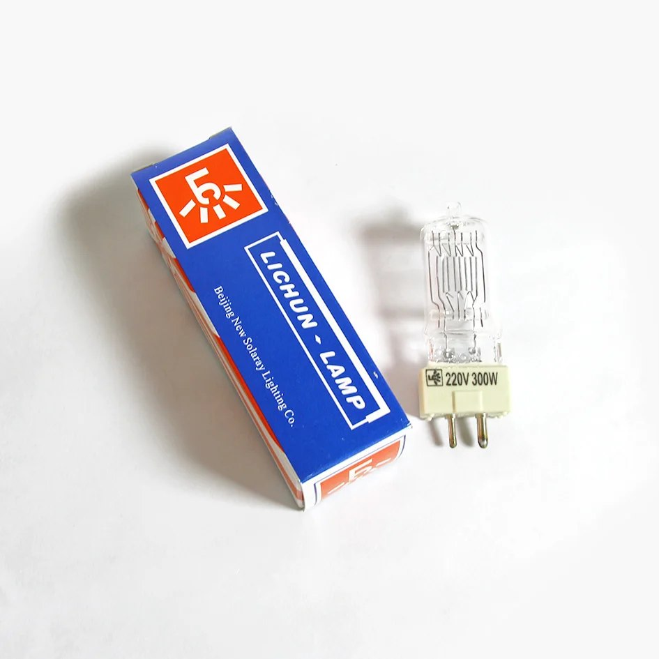 

ALUMOTECH For As Arri Spotlight 220V 300W Tungsten Gobe Lamp Globe Bulb For Video Studio Photography