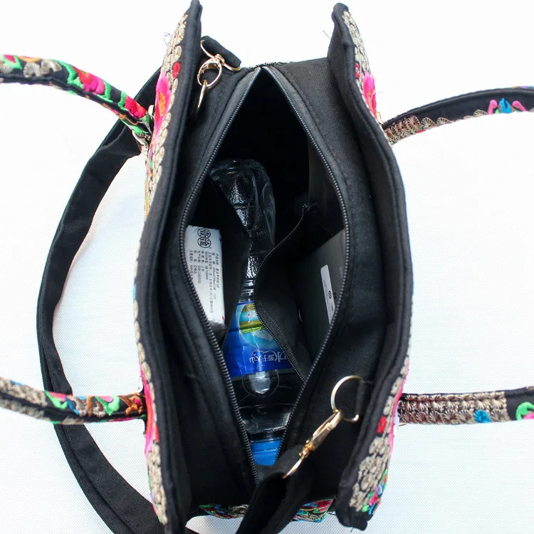 Модная многофункциональная женская сумка с вышивкой! Универсальная ручная работа с цветочной вышивкой через плечо и сумки в винтажном стиле для женщин
