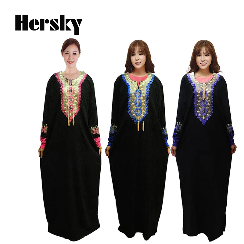 Middle East Muslim abaya dress Turkish women clothing Islamic Clothes