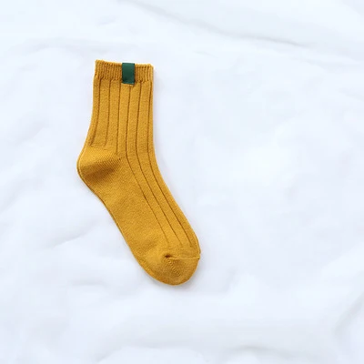 Женские носки, теплые, нейлоновые, хлопковые, Осенние, женские, до лодыжки, зимние, носки для женщин, одноцветные, рождественские, художественные носки, Chaussettes Sokken - Цвет: As picture