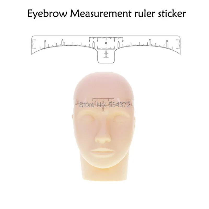 

20Pcs Disposable Tattoo Eyebrow Sticker Ruler Permanent Makeup Microblading 3D Eyebrow Shaping Tools For Tattooing Accessories