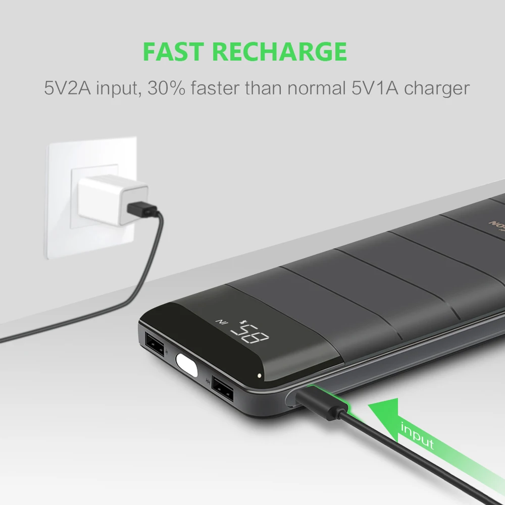 X-DRAGON Power Bank 15600mAh Dual USB LCD External Battery Phone Charger for Smartphones iphone Xiaomi X-DRAGON Power Bank 15600mAh Dual USB LCD External Battery Phone Charger for Smartphones iphone Xiaomi