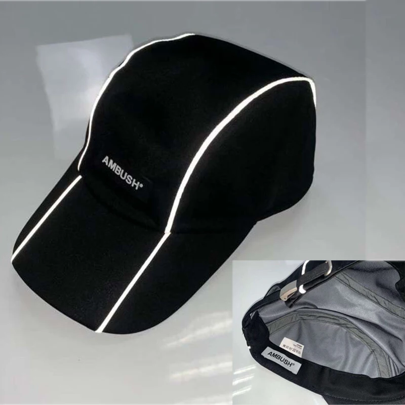 

AMBUSH Baseball Caps Hip Hop Adjustable Best Quality Casual Ambush Hat 19 New Men Women Classic 3M Reflective Ambush Cap