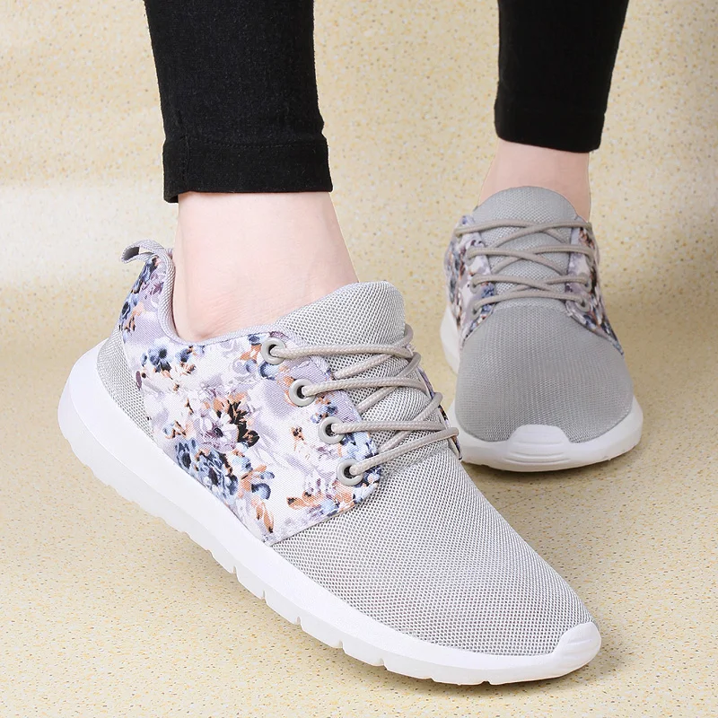 flower tennis shoes