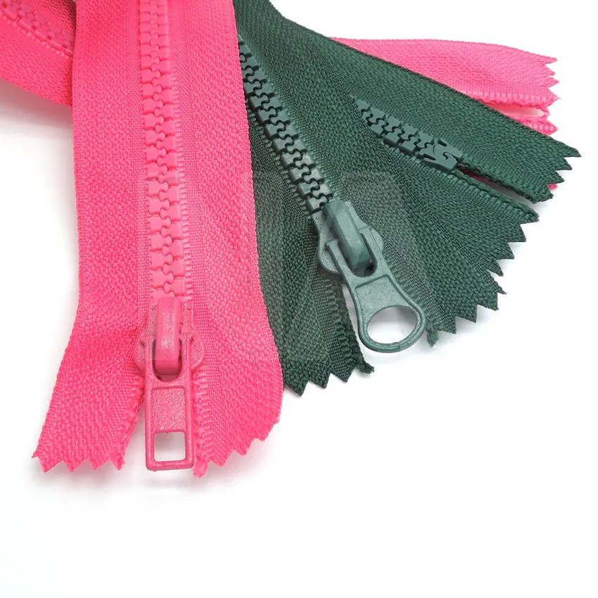 Close End 5 23cm 37cm 1pcs resin Zippers for DIY bag etc Tailor Sewer Craft Retail handmade