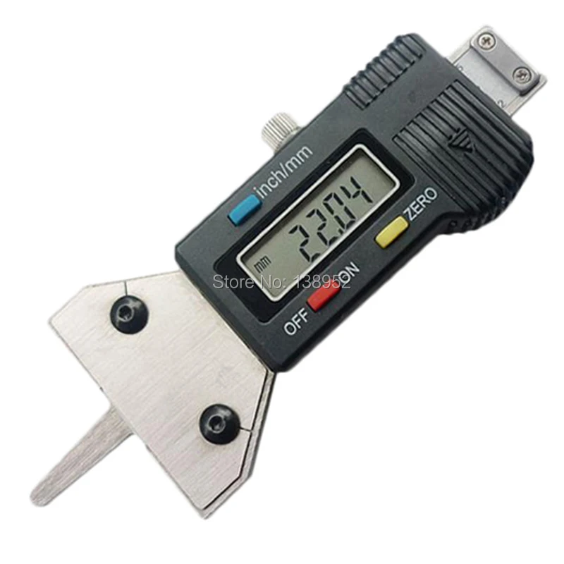 0 25mm 1 inch stainless steel digital tire depth gauge Digital Caliper