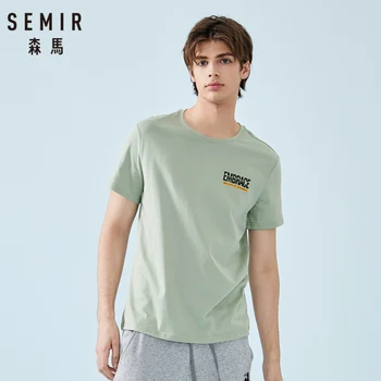 

SEMIR Men Soft Cotton T-shirt Breathable Men's O-Neck T-shirt Tees Tops Blouse Casual T-shirts for Men Summer Clothes Clothing