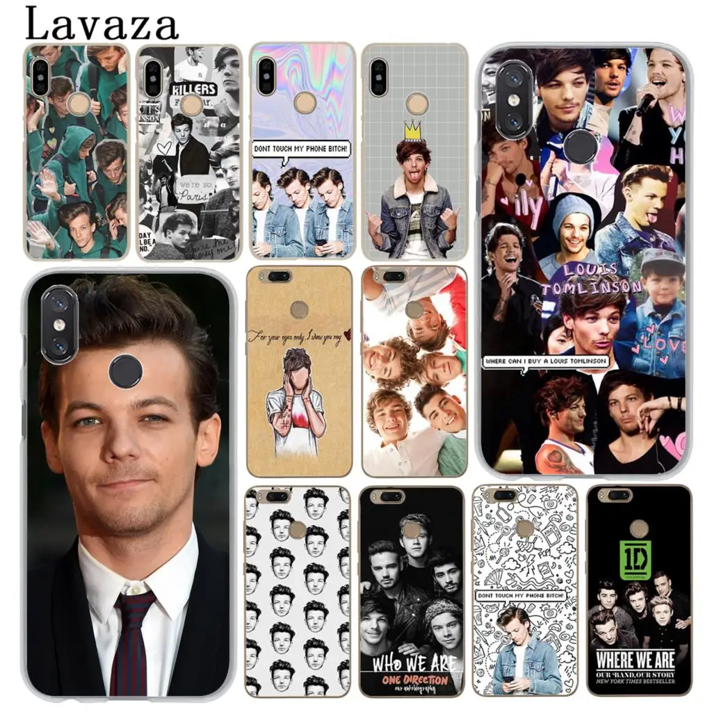 Lavaza One Direction 1d Louis Tomlinson Hard Phone Case for Xiaomi MI A2 A1 8 SE 6 6X 5 5X 5S Plus MIX 2S Mi8 MiA1 MiA2 Cover