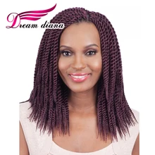 Crochet Twist Braids 12 Inches Short Crochet Twist Hair Havana Mambo Twist Crochet Ombre Xpression Braiding Hair Black
