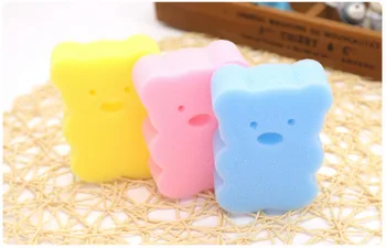 

DHL 1000pcs Baby Shower faucet Wash Bath Brushes towel accessories child Brush bath brushes sponges rub Cotton Rubbing Body