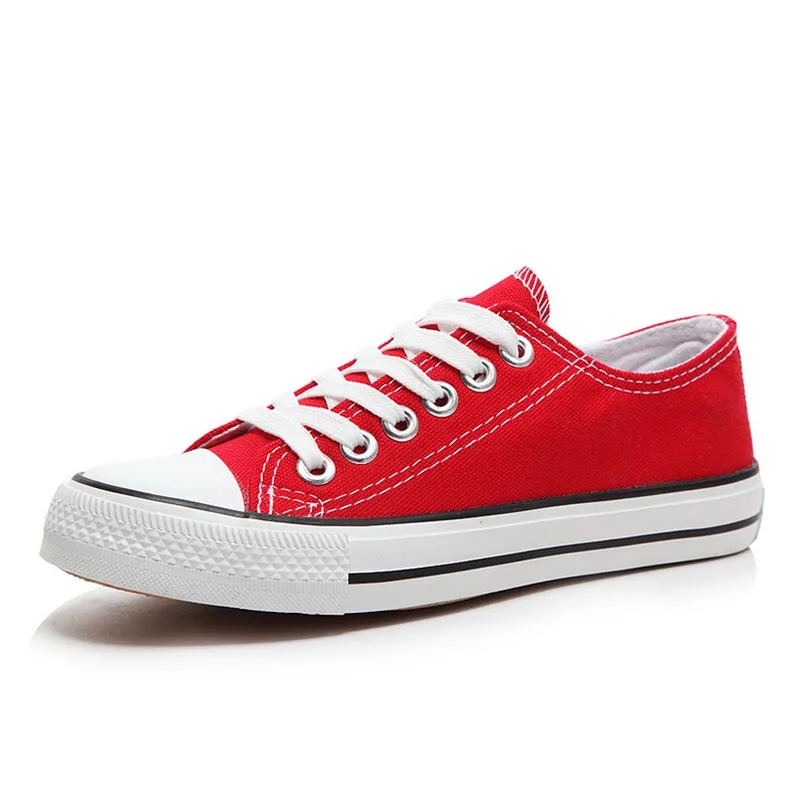 Prix FIDANEI Femmes Casual Sneakers 2018 Nouveau Blanc Toile Chaussures Femme Printemps Femme Étudiants Chaussures de Marche Zapatos Tenis Feminino