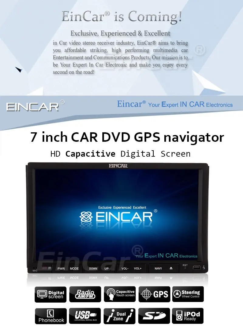 Excellent Car dvd gps player Eincar 2 din Headunit GPS Navi FM Radio Stereo Autoradio SD/USB Aux tape recorder autoradio cassette player 12 Excellent Car dvd gps player Eincar 2 din Headunit GPS Navi FM Radio Stereo Autoradio SD/USB Aux tape recorder autoradio cassette player 12
