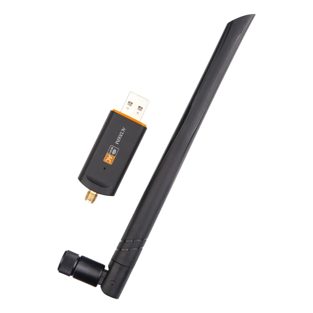Двухдиапазонный беспроводной Wi Fi адаптер 1200 Мбит/с USB 3 0 с антенной для ноутбука и