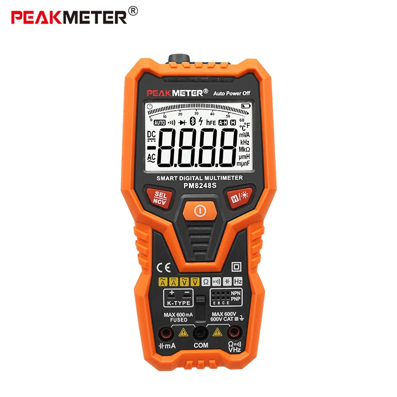 PM8248S DC/AC Smart Full AutoRange Professional Digital Multimeter Voltmeter NCV Frequency Temperature Capacitance Tester цена PM8248S DC/AC Smart Full AutoRange Professional Digital Multimeter Voltmeter NCV Frequency Temperature Capacitance Tester цены онлайн
