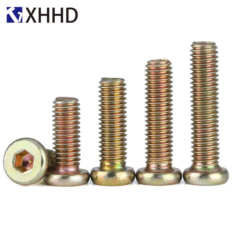 

Hex Socket Furniture Machine Screw Metric Threaded Hexagon Bolt Barrel Dowel Nut Carbon Steel Fastener Hardware M6