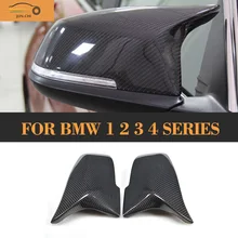 Reemplazado Estilo de Fibra de Carbono Espejo Cubiertas para BMW 1-4 Serie F22 F32 F33 F34 GT X1 E84 F21 F20 12-16 F30 F31 12-17 LHD No M coche