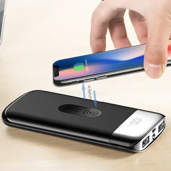 

30000mah mobile power 30000mah LED display mobile power external battery Powerbank fast charging mobile power for Xiaomi Iphone