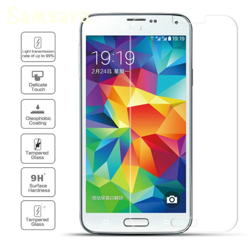 9H 2.5D Закаленное стекло для Samsung S3 S4 S5 S6 S7 Mini Защитное экрана Galaxy S8 стеклянная