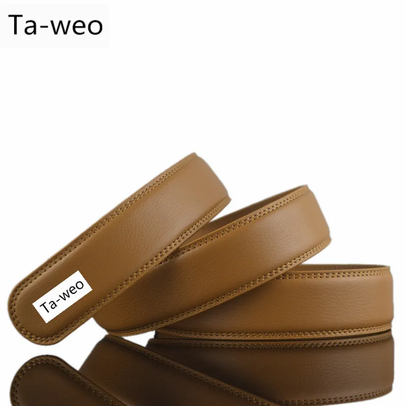 (No Buckle Only Belt)Fashion Casual Leather &amp PU Belts Designed For Automatic Men's Luxury Ceinture Homme | Аксессуары для
