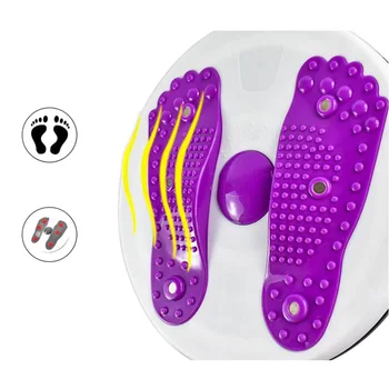 

Waist Disc Fitness Figure Trimmer Twist Board Slimming Body Equipment-Foot-shaped Pedal Balance Board For Home Sports