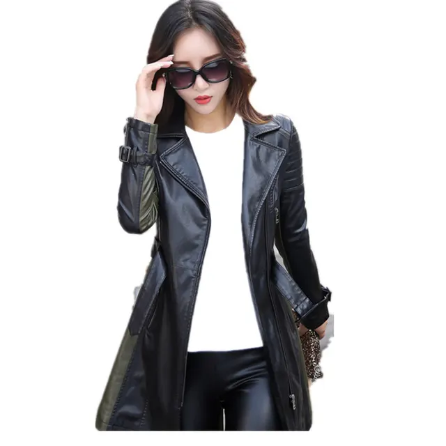 leather jacket women Autumn Winter Faux Leather Jackets