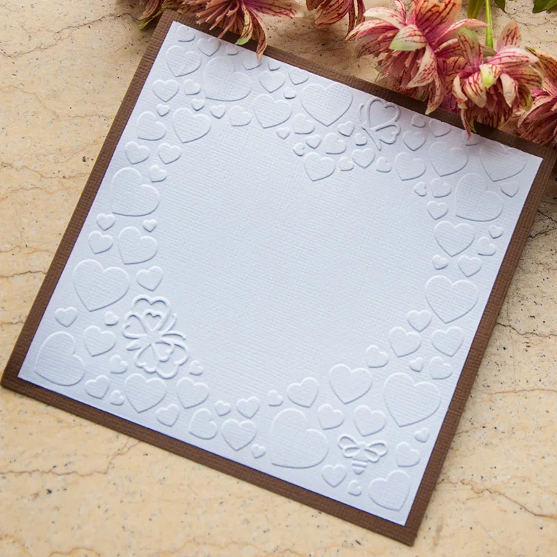Heart Butterfly Embossing Folder 2