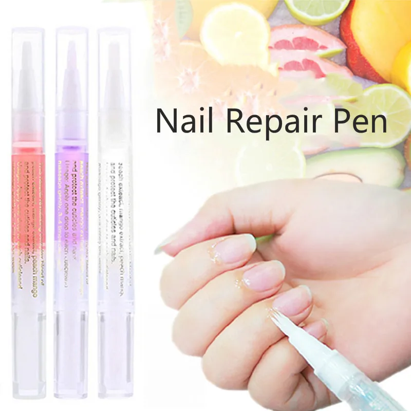 

15Colors Nail Art Repair Pen Fruit Smell Nutrition Oil Liquid Treatment Cuticle Oil Armor Nail Revitalizer Softener Pen TSLM1