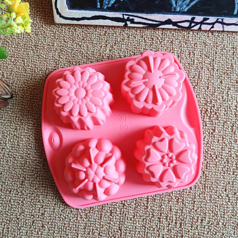Creative DIY Flower Silicone Cake Mold Baking Tools For Cakes Silicone