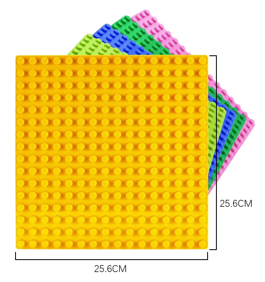 16*16 точек большой размер блоки базовые пластины DIY Кирпичи большие опорные плиты строительные игрушки DIY строительные блоки игрушки для детей подарок