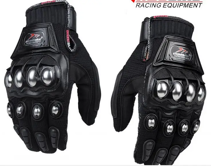 mad bike motorcycle gloves with alloy steel protection knight gloves automobile racing gloves