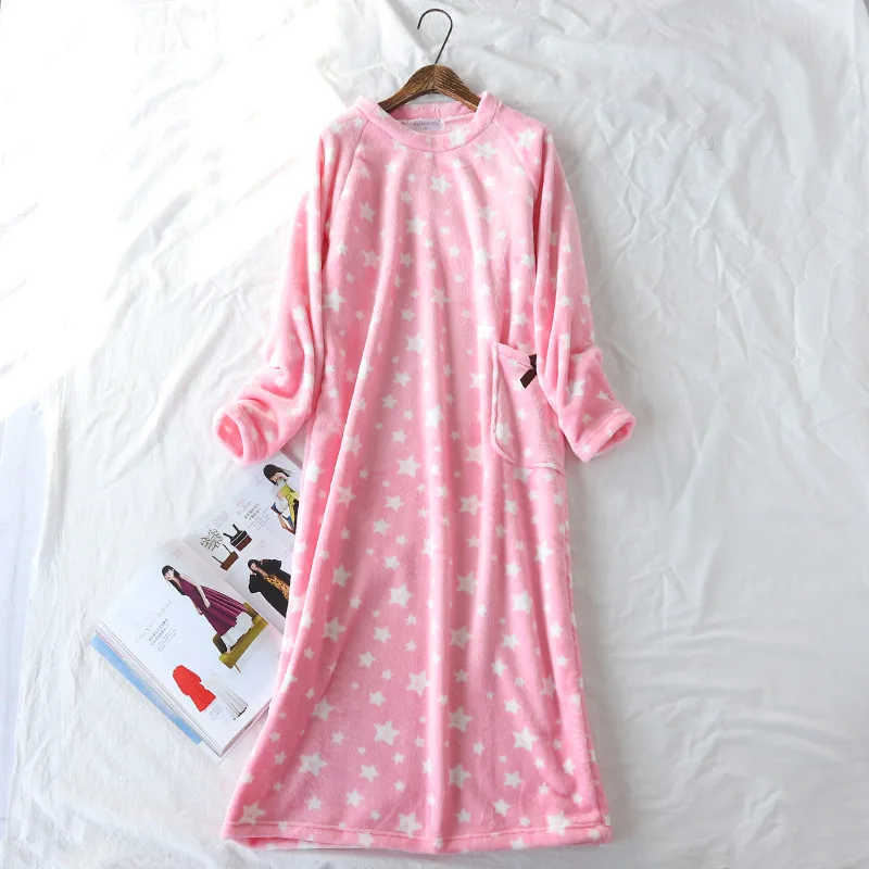 ladies winter nighty