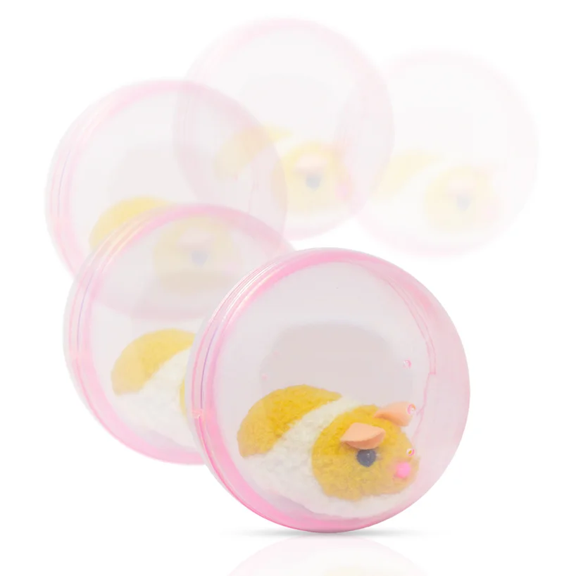 

Electric Ball Robot Hamster Electric Toy Plush Hamster Toy Crawl Roll Attract Baby's Attention Train Baby Crawl Educational Toys