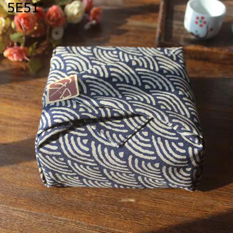 Мужской платок furoshiki хлопок /японский стиль с принтом 35 см/много использования