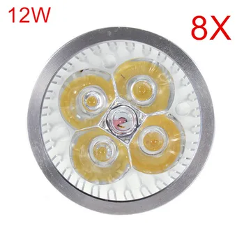 

6PCS Super Bright GU10 12W LED Spot light LED Bulb AC85-265V Warm White/Cool White 12W High Luminous Spotlight LED Ceiling light