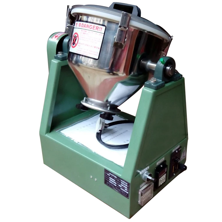 2 kg Single Cone Shaped Rotating chemical dry powder mixing machine