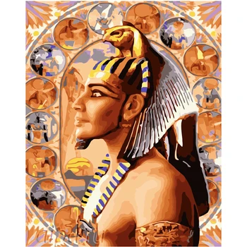 

Egypt Pharaoh Figure DIY Digital Painting By Numbers Modern Wall Art Canvas Painting Unique Gift Home Decor 40x50cm