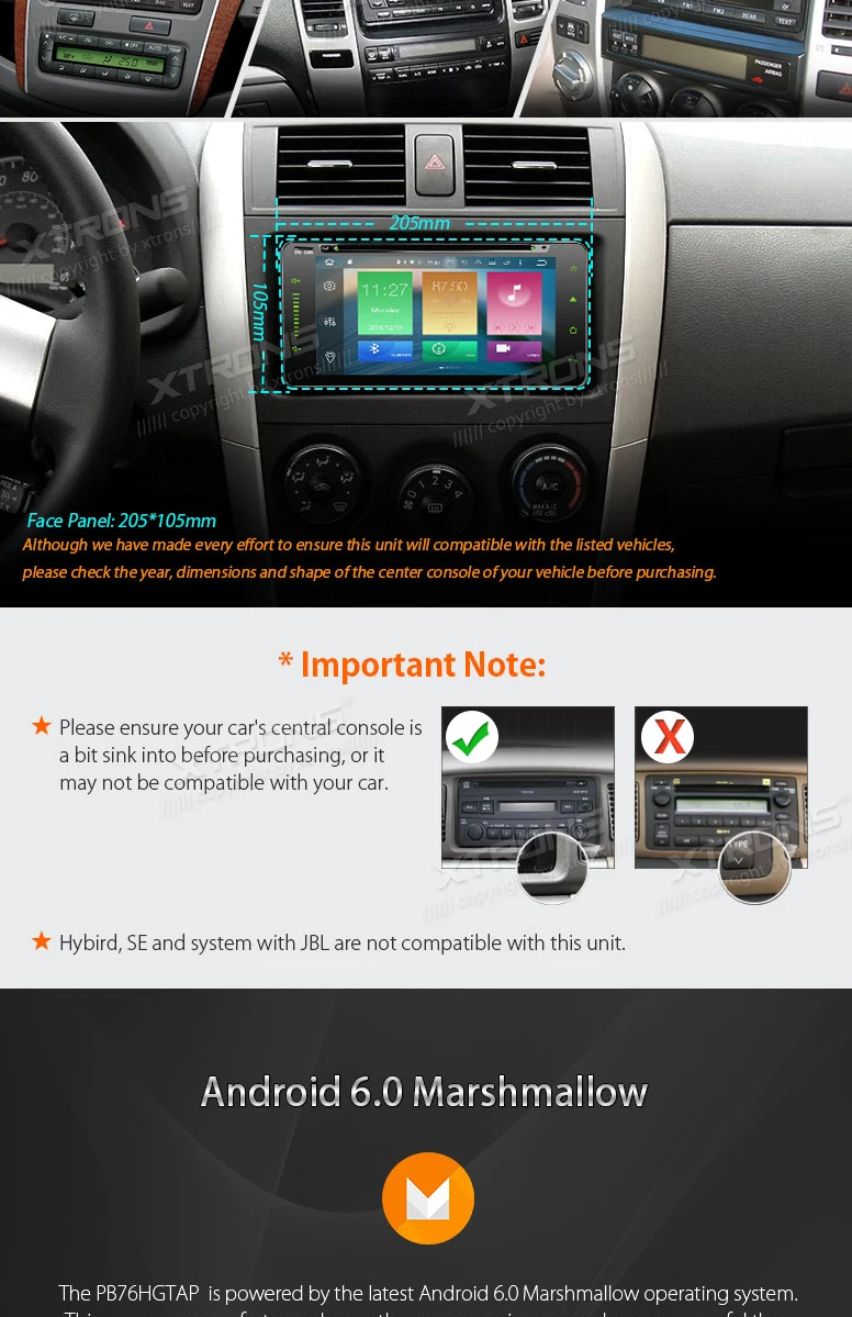 Perfect Android 6.0 OS 6.95" Octa-Core Car DVD for Toyota Vios 2003-2010 & FJ Cruiser 2003-2010 & Tundra 2003-2006 with 2GB RAM 32GB ROM 2 Perfect Android 6.0 OS 6.95" Octa-Core Car DVD for Toyota Vios 2003-2010 & FJ Cruiser 2003-2010 & Tundra 2003-2006 with 2GB RAM 32GB ROM 2