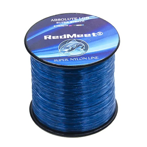 Hot Sale 1Pcs 1000m New Brand RedMeet Series Super Strong Japan Monofilament Nylon Fishing Line 1000m 4.4-28.6LB - Цвет: Blue