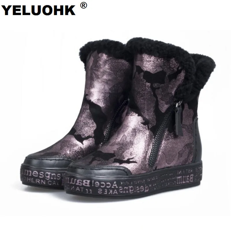 

2017 Women Shoes Winter Boots Genuine Leather Snow Boots Women Waterproof Ankle Boots For Women Australia Ladies Shoes