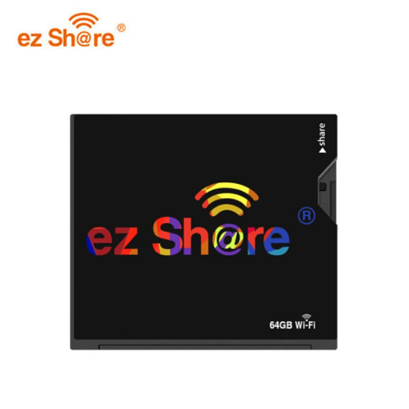 Ez share wifi cf карта памяти 64G компактный адаптер для флэш-карт 32 Гб для камера DLSR Беспроводная 7D высокоскоростная 5D2 CF карта памяти с wifi