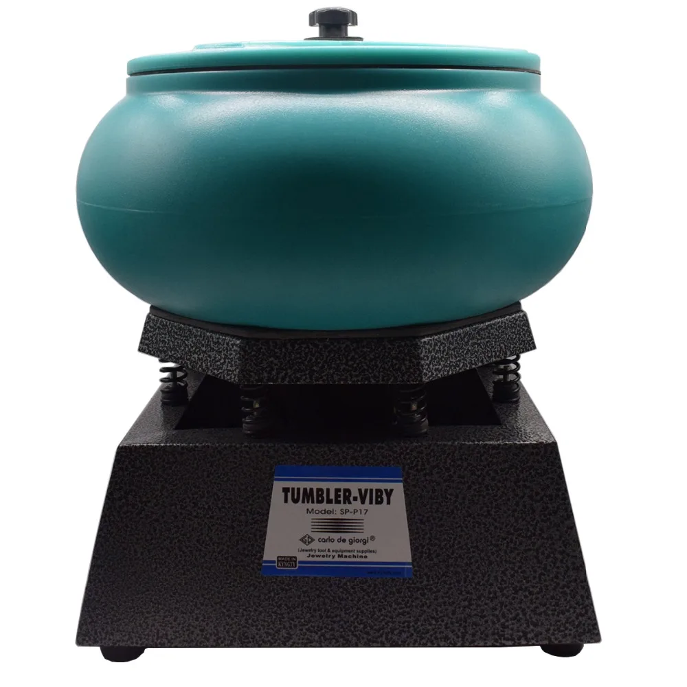 Large Jewelry Vibratory Tumbler Capacity 9KG Polisher Vibrating Tumbler