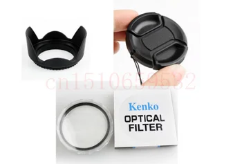 

Digital Camera Lenses Lens Protect UV Filter + Lens Hood + Lens Cap Set fit 49mm Filter Lens Size FOR Digital Camera Camcorder