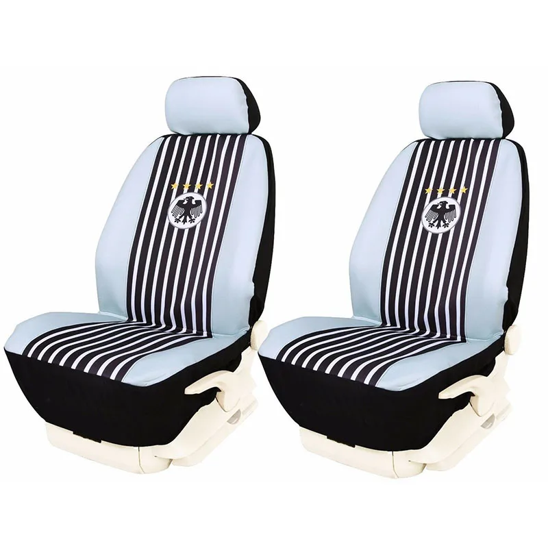 

KANGLIDA Brand Front Car Seat Covers World Cup Style Bucket Seat Protector Universal Printer For Auto Truack Jeep