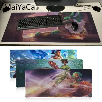 

MaiYaCa Sun Goddess Karma League of Legends Rubber Mouse Durable Desktop Mousepad Natural Rubber Gaming mousepad Desk Mat