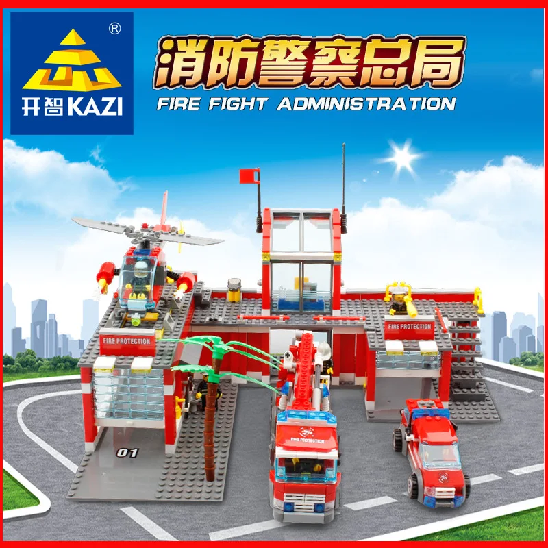 K Models Building toy Compatible with Lego K8051~8059 Police Fire Blocks Toys Hobbies For Boys Girls Model Building Kits K Models Building toy Compatible with Lego K8051~8059 Police Fire Blocks Toys Hobbies For Boys Girls Model Building Kits