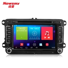 Newsmy Quad Core 2g RAM 2 din 8 INCH VW Android 4.4 Car video player for GOLF POLO PASSAT SKODA CC JETTA TIGUAN TOURAN EOS GPS